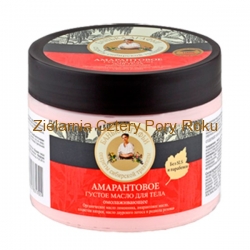 Amarantowe masło do ciała odmładzające 100% naturalne składniki Babcia Agafia 300ml
